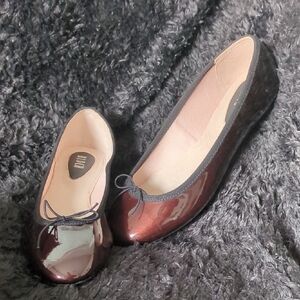 Bloch Shiny Maroon Ballet Flats